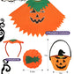 Halloween Pumpkin Costume for Women Kids
