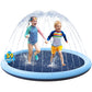 VISTOP Non-Slip Splash Pad for Kids and Dog, Thicken Sprinkler Pool Summer Outdoor Water Toys - Fun Backyard Fountain Play Mat for Baby Girls Boys Children or Pet Dog (67 inch, Blue&Blue)
