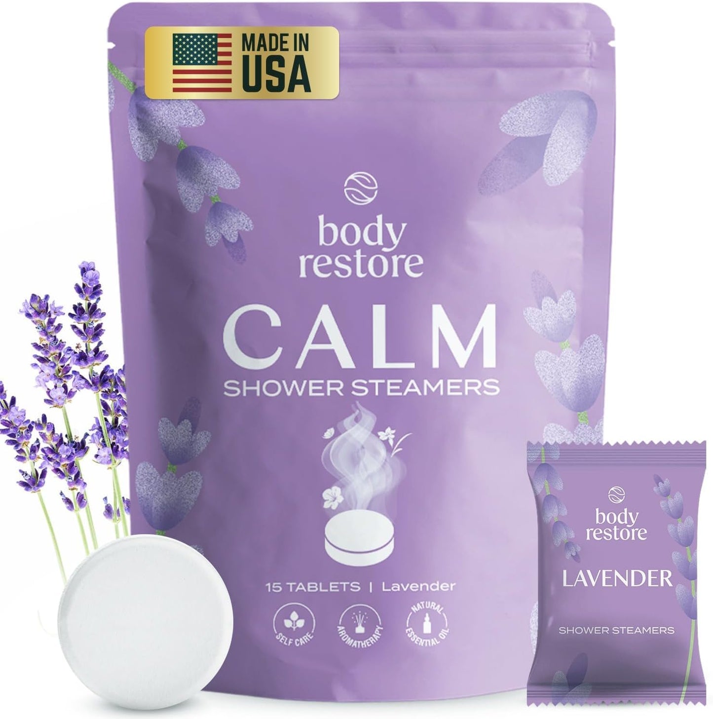 Body Restore Shower Steamers Aromatherapy 6 Pack