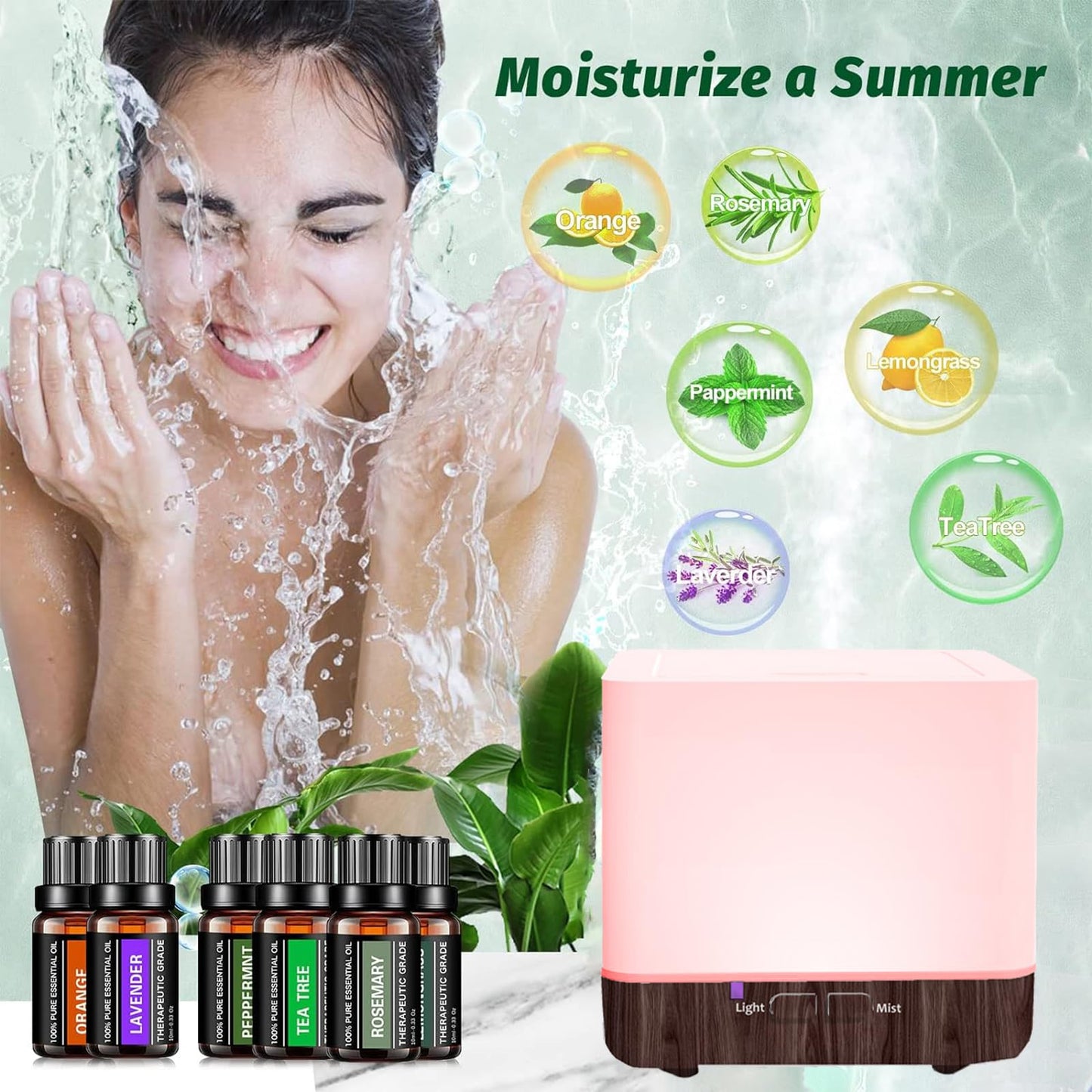 Aromatherapy Diffuser & Diffusers for Home 300ml
