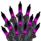 Minetom 25FT Halloween Purple String Lights
