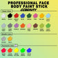 CCbeauty Witch Green Face Paint Stick, Face Painting Kit