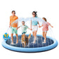 VISTOP Non-Slip Splash Pad for Kids and Dog, Thicken Sprinkler Pool Summer Outdoor Water Toys - Fun Backyard Fountain Play Mat for Baby Girls Boys Children or Pet Dog (67 inch, Blue&Blue)