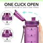 Alwager 32oz Motivational Water Bottles with Time Marker & Fruit Strainer