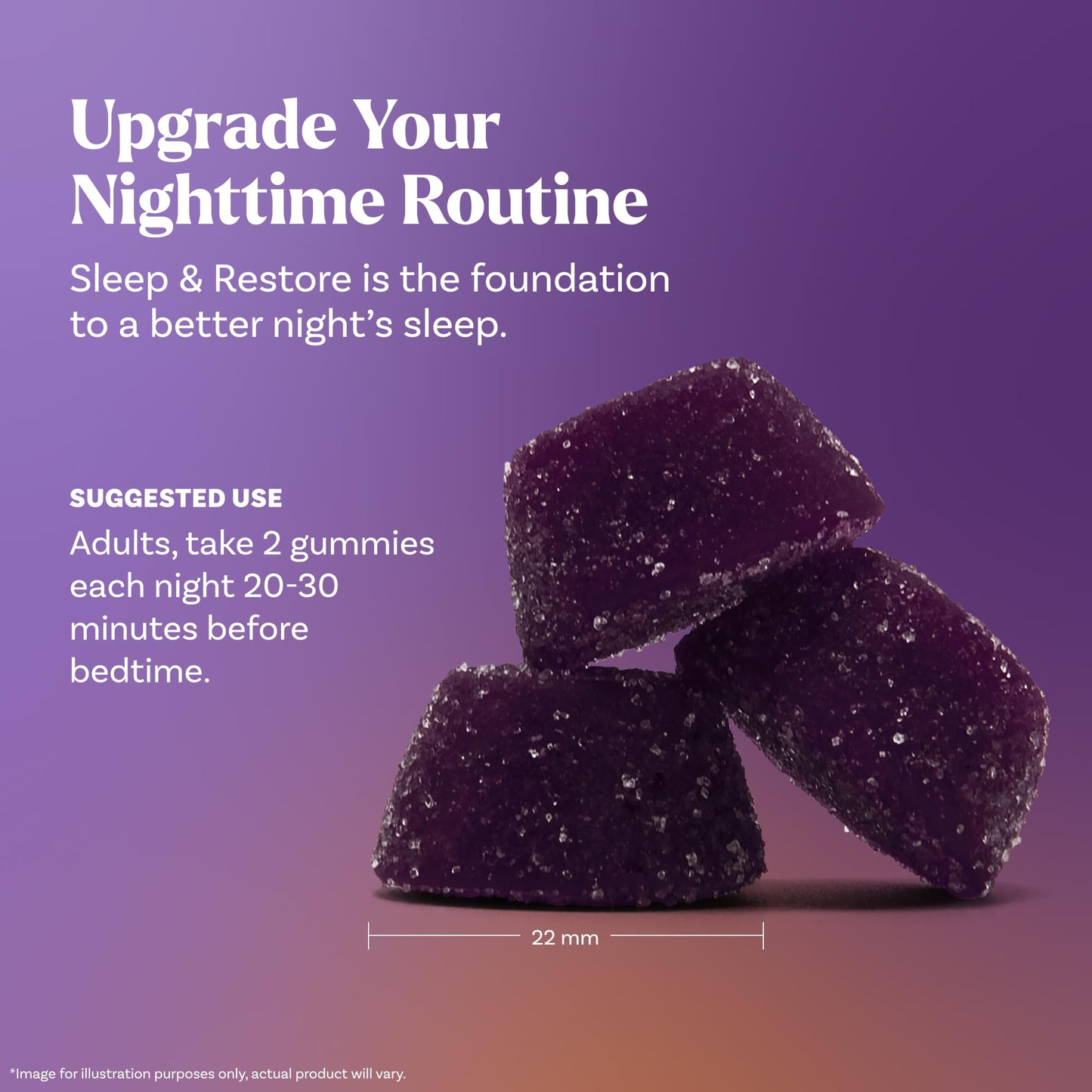 Natrol Sleep & Restore Magnesium Glycinate Blend Gummies
