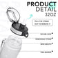 Alwager 32oz Motivational Water Bottles with Time Marker & Fruit Strainer