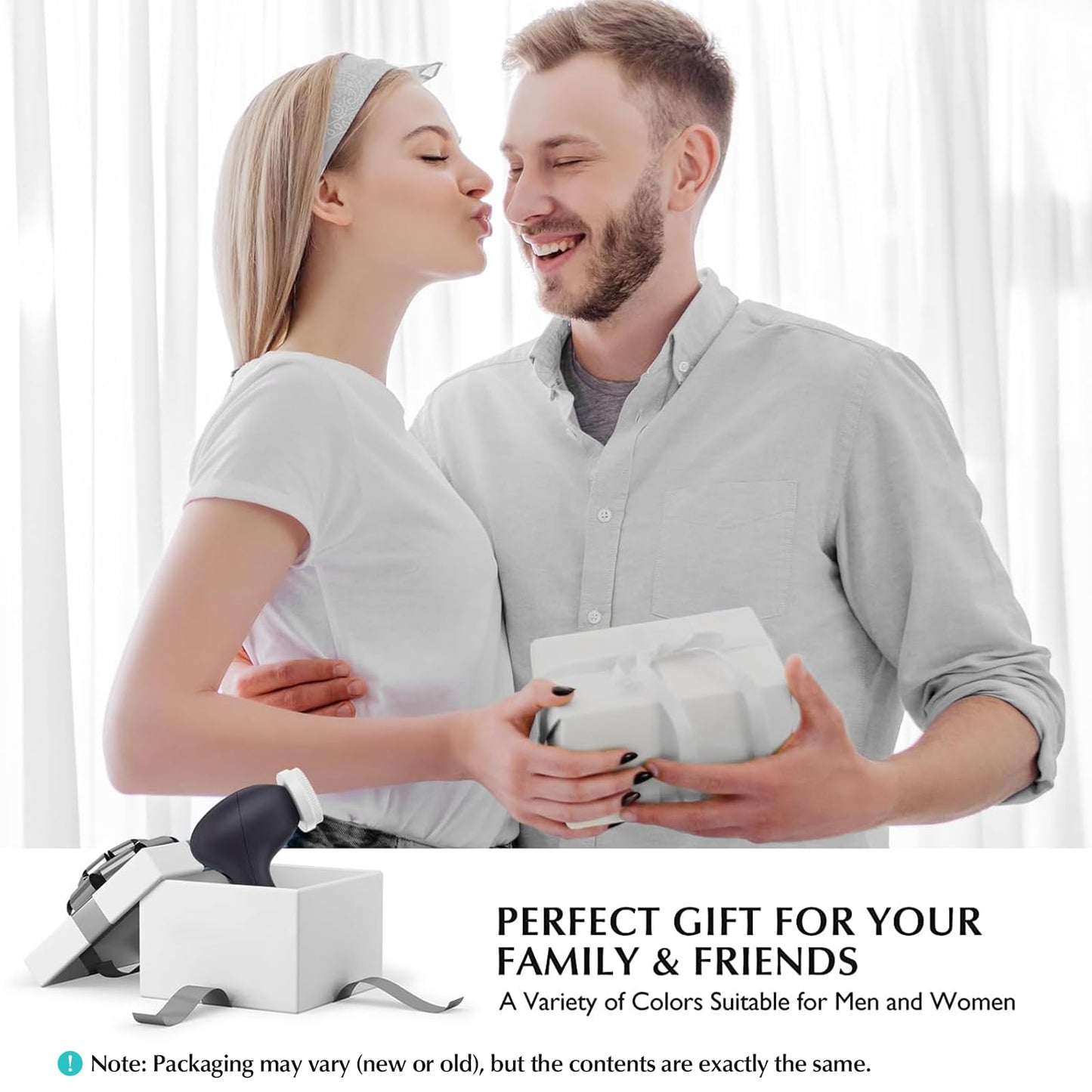 COSLUS Facial Cleansing Brush Silicone Face Scrubber