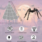 550 LED Halloween Spider Web Lights