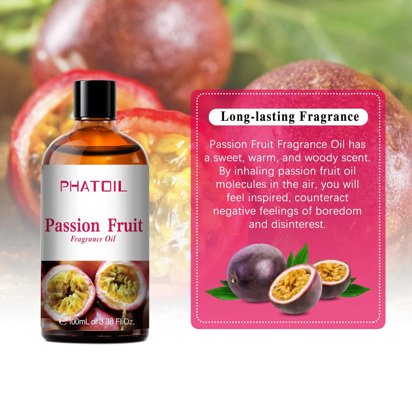 PHATOIL 3.38FL.OZ Coconut & Vanilla Fragrance Oils for Aromatherapy