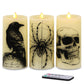Eldnacele Halloween Flameless LED Candles