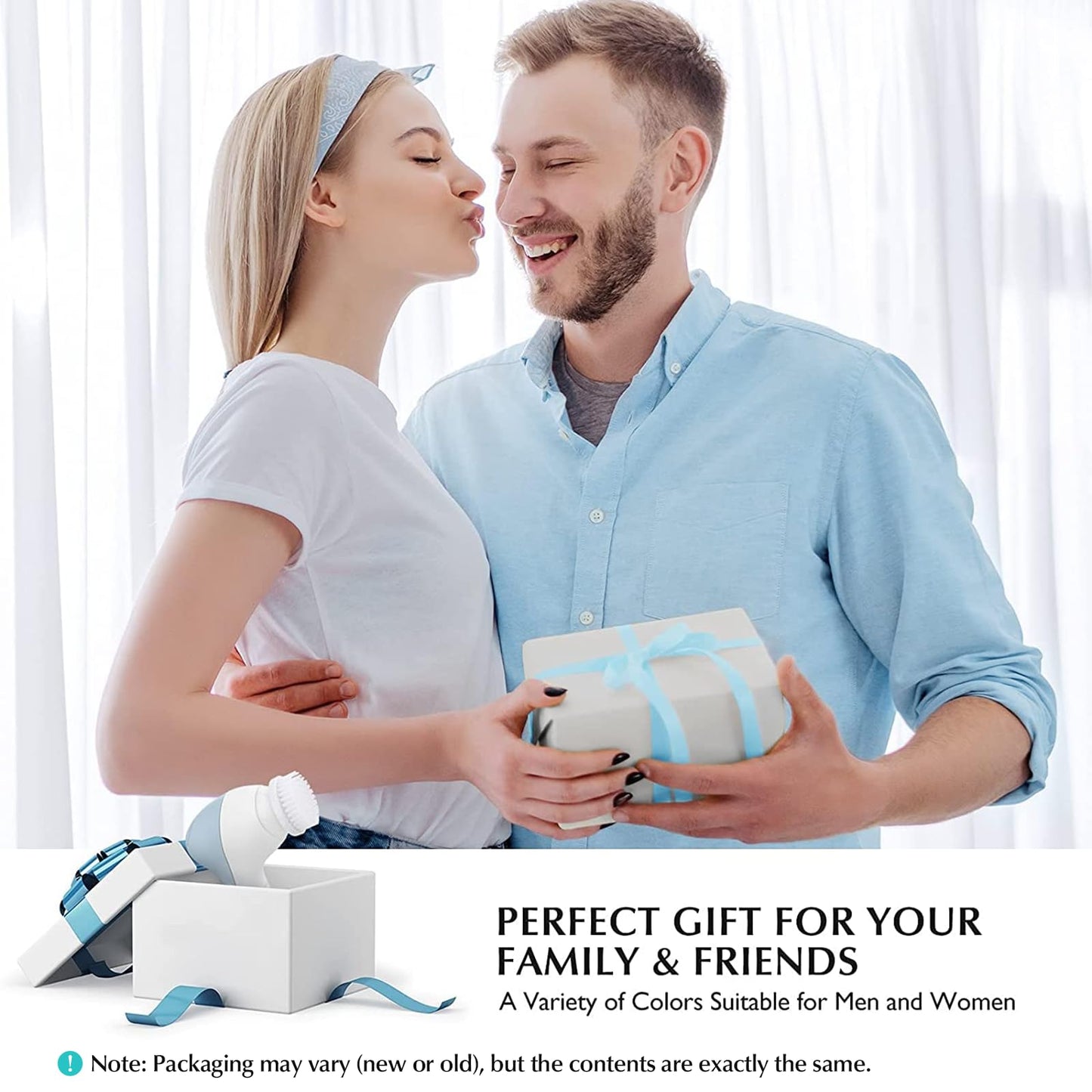 COSLUS Facial Cleansing Brush Silicone Face Scrubber
