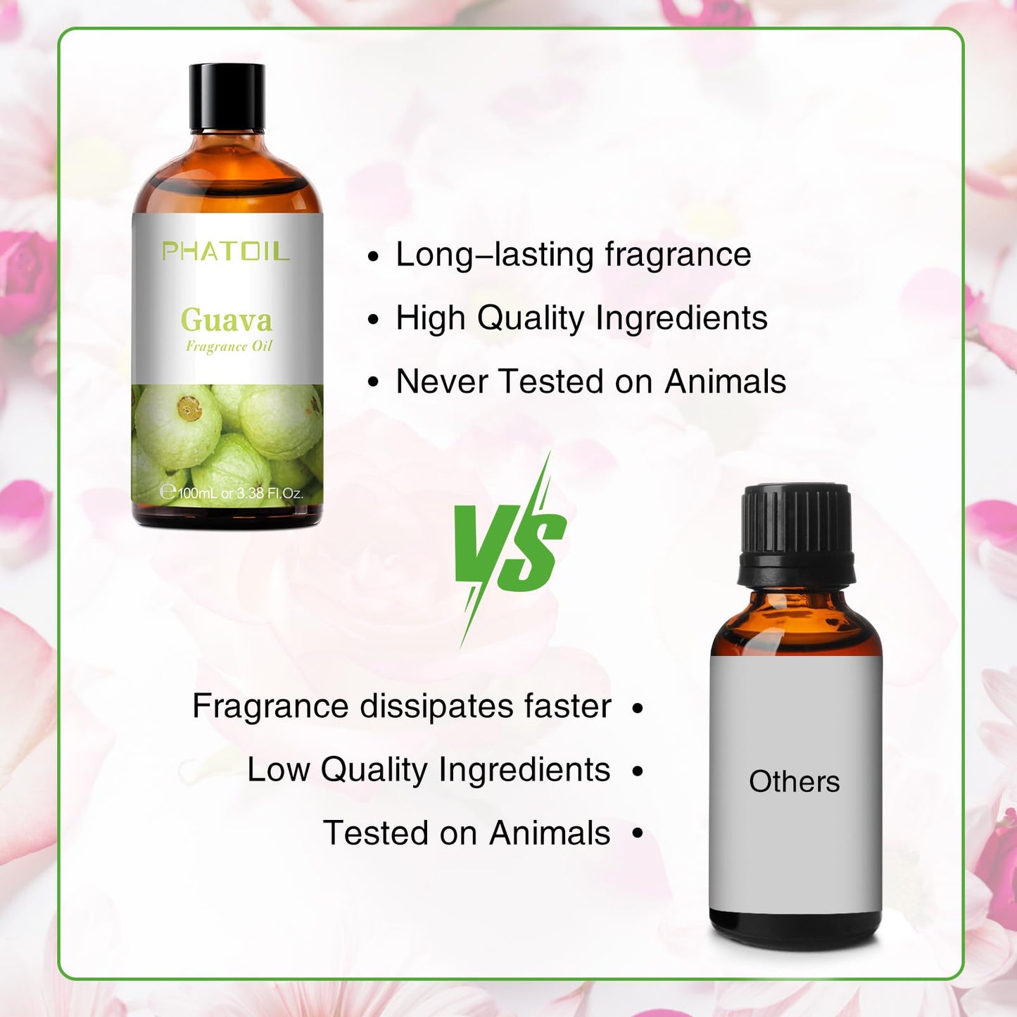 PHATOIL 3.38FL.OZ Coconut & Vanilla Fragrance Oils for Aromatherapy