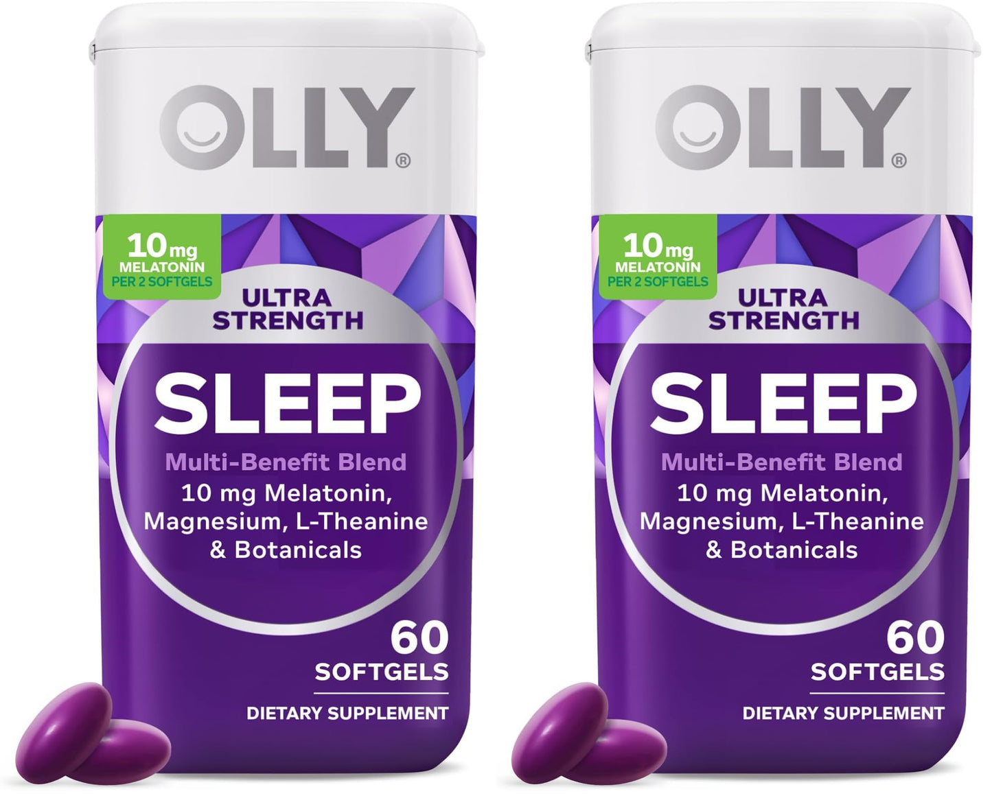 OLLY Ultra Strength Sleep Softgels, 10mg Melatonin