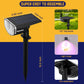 Kyosho Solar Color Spot Lights Outdoor, 9 Lighting Modes Halloween Christmas Lights