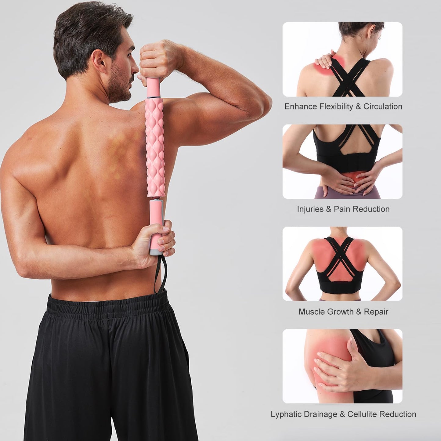 MZDXJ Muscle Roller Massage Roller Stick for Athletes