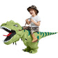 Inflatable Dinosaur Costume Riding T Rex Air Blow up Funny Fancy Dress