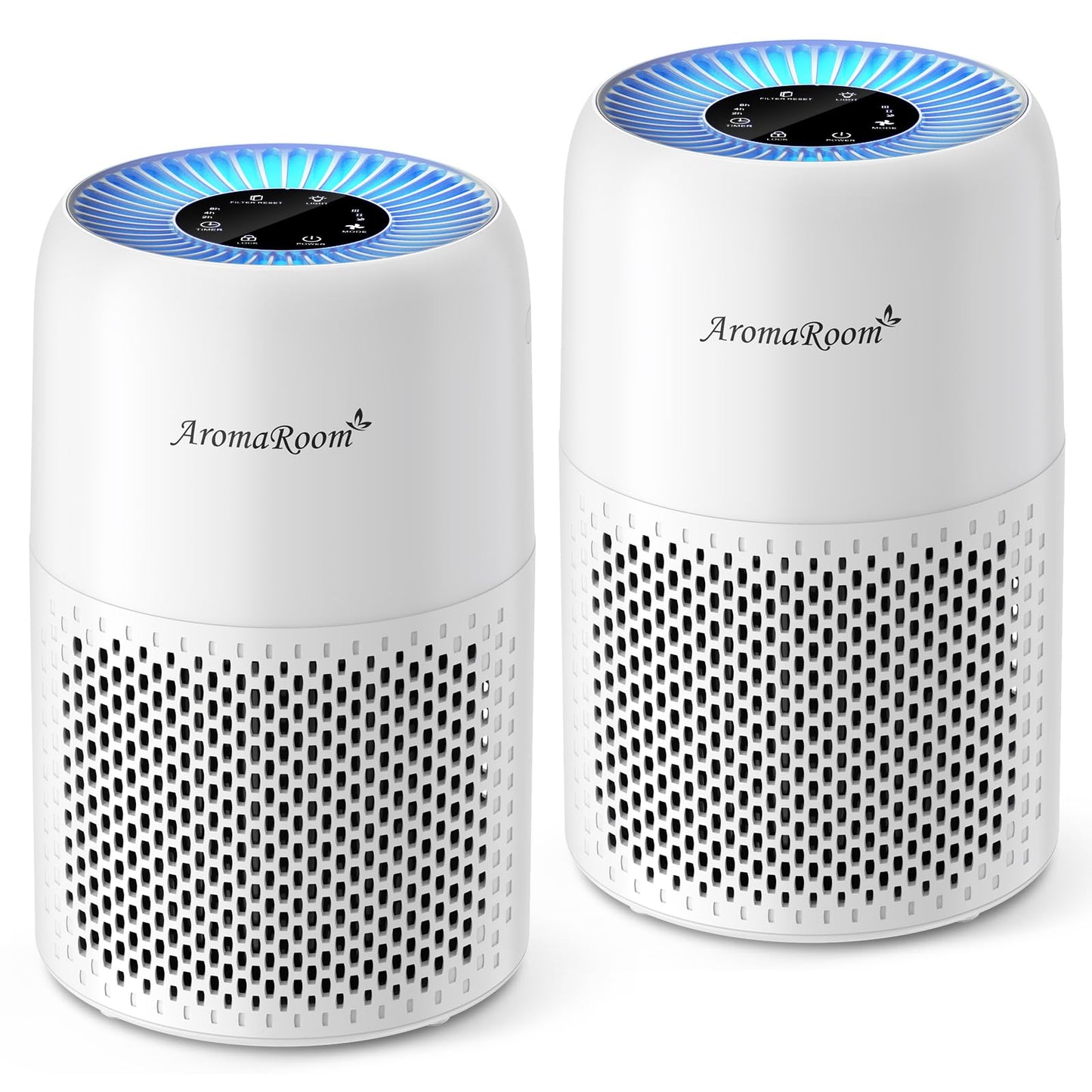 AromaRoom Air Purifiers for Bedroom with True HEPA13 Filters 3-in-1