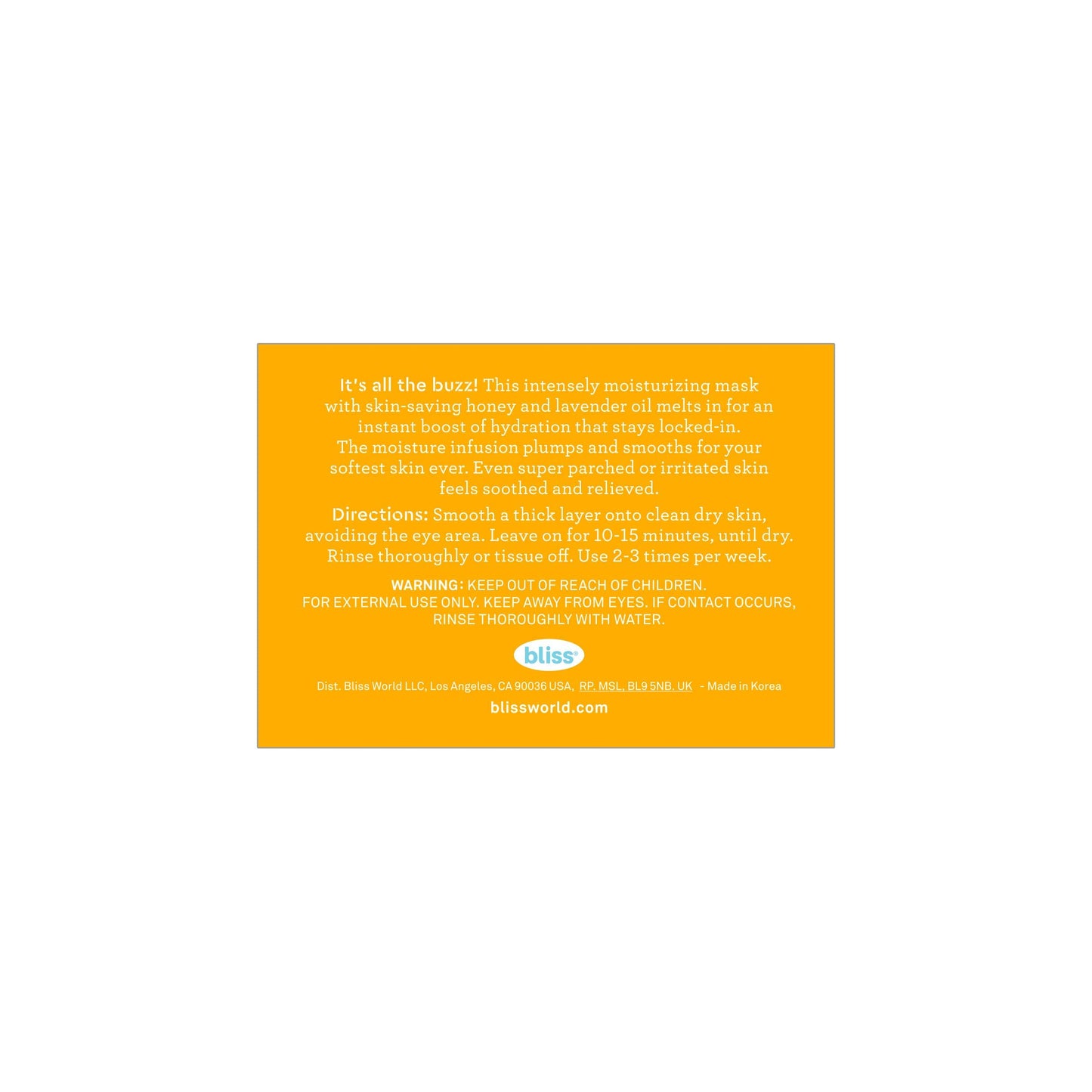 Bliss Pumpkin Powerhouse & Resurfacing Enzyme Mask