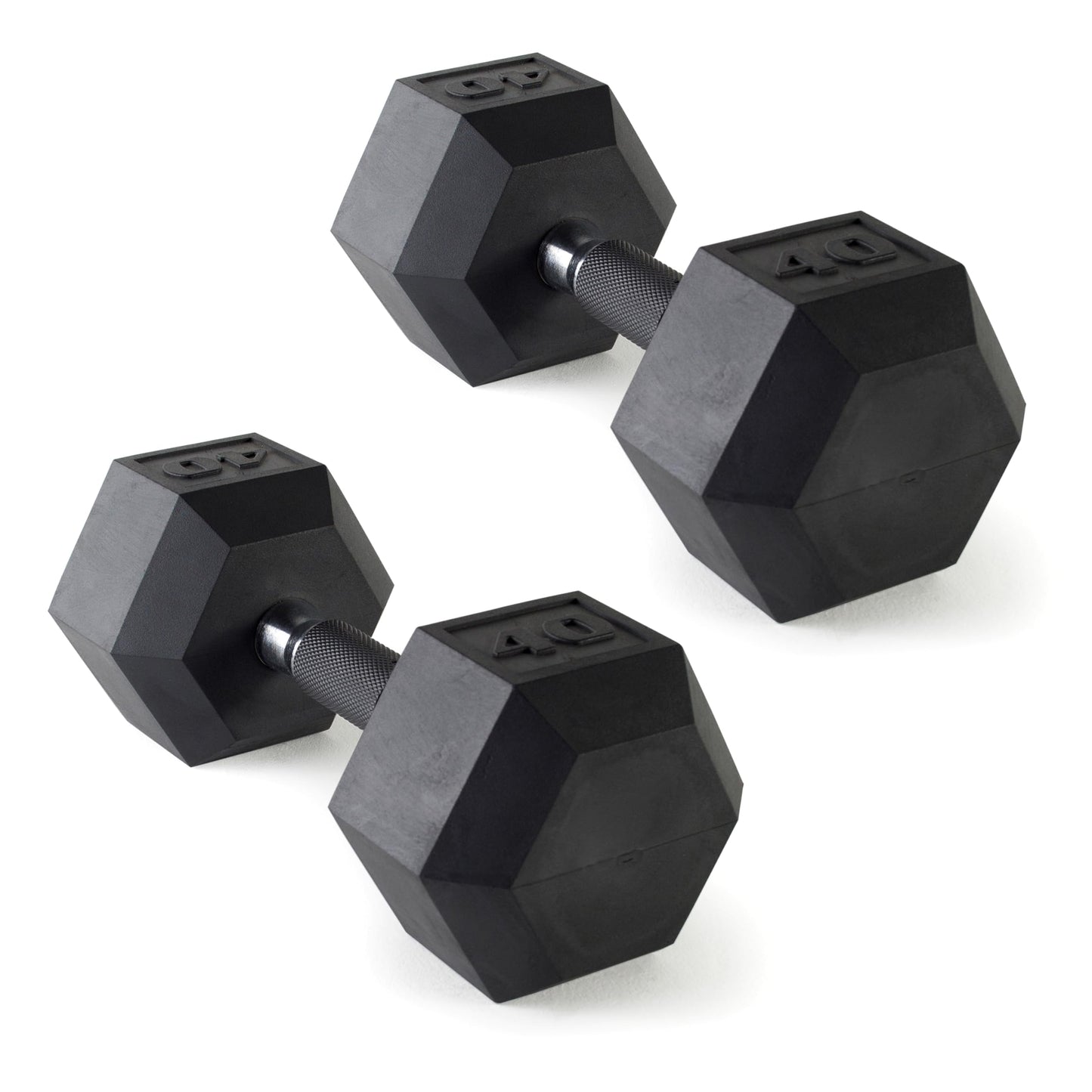 CAP Barbell 10 LB Coated Hex Dumbbell Weight Pair with Black Handle