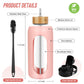 FULBEVY Glass Water Bottles 64 oz