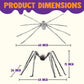 JOYIN 5ft Giant Halloween Spider – Large Black Spider for Outdoor Yard