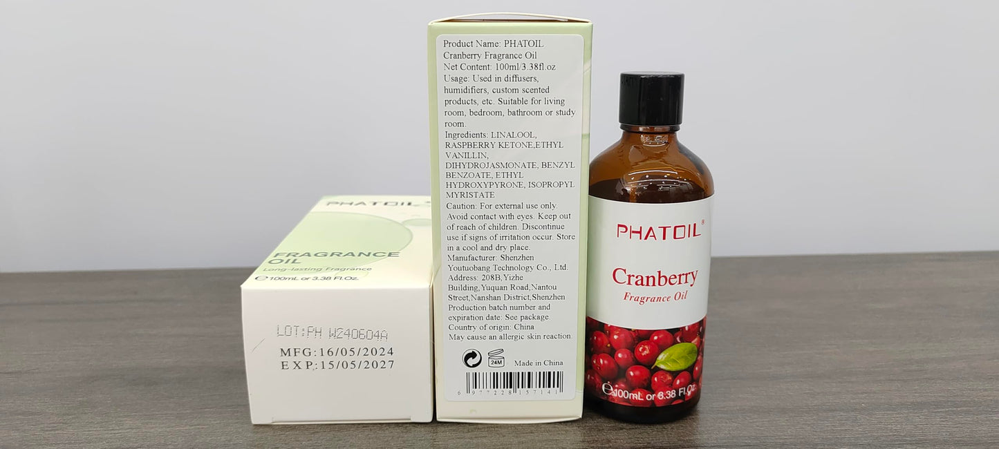 PHATOIL 3.38FL.OZ Coconut & Vanilla Fragrance Oils for Aromatherapy