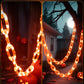 Halloween Battery-Operated Orange LED String Lights
