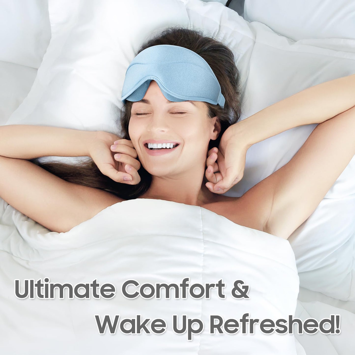 MOEASEii Sleep Mask - Total Blackout 3D Sleeping Mask