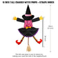 POPGIFTU 64" Large Crashing Witch into Tree Halloween Outdoor Decoration