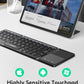 Samsers Foldable Bluetooth Keyboard with Touchpad- Black