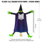 POPGIFTU 64" Large Crashing Witch into Tree Halloween Outdoor Decoration
