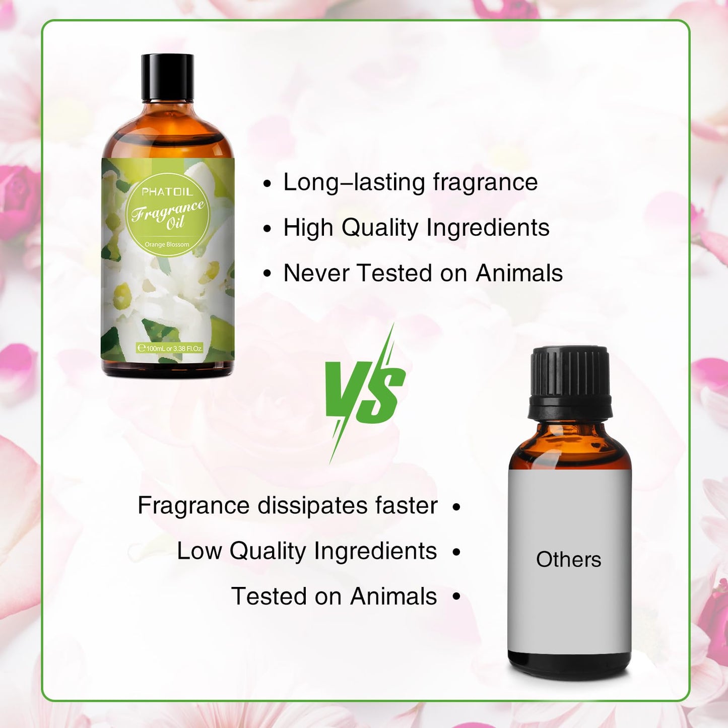 PHATOIL 3.38FL.OZ Coconut & Vanilla Fragrance Oils for Aromatherapy
