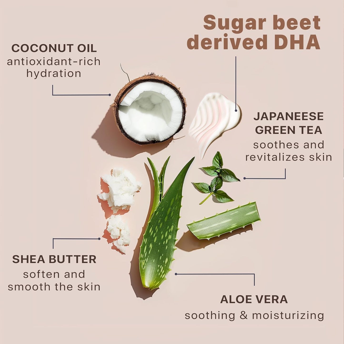 Beauty by Earth Self Tanner Natural Organic Moisturizing Lotion Medium to Dark