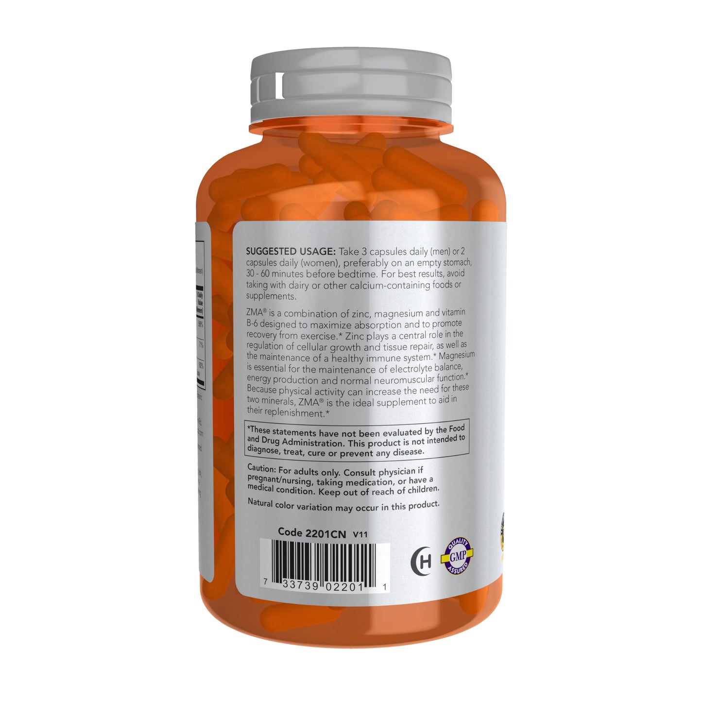 NOW Foods Sports Nutrition, ZMA (Zinc, Magnesium and Vitamin B-6)