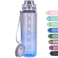 Alwager 32oz Motivational Water Bottles with Time Marker & Fruit Strainer