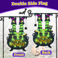 Halloween Lighted Garden Flag for Outside