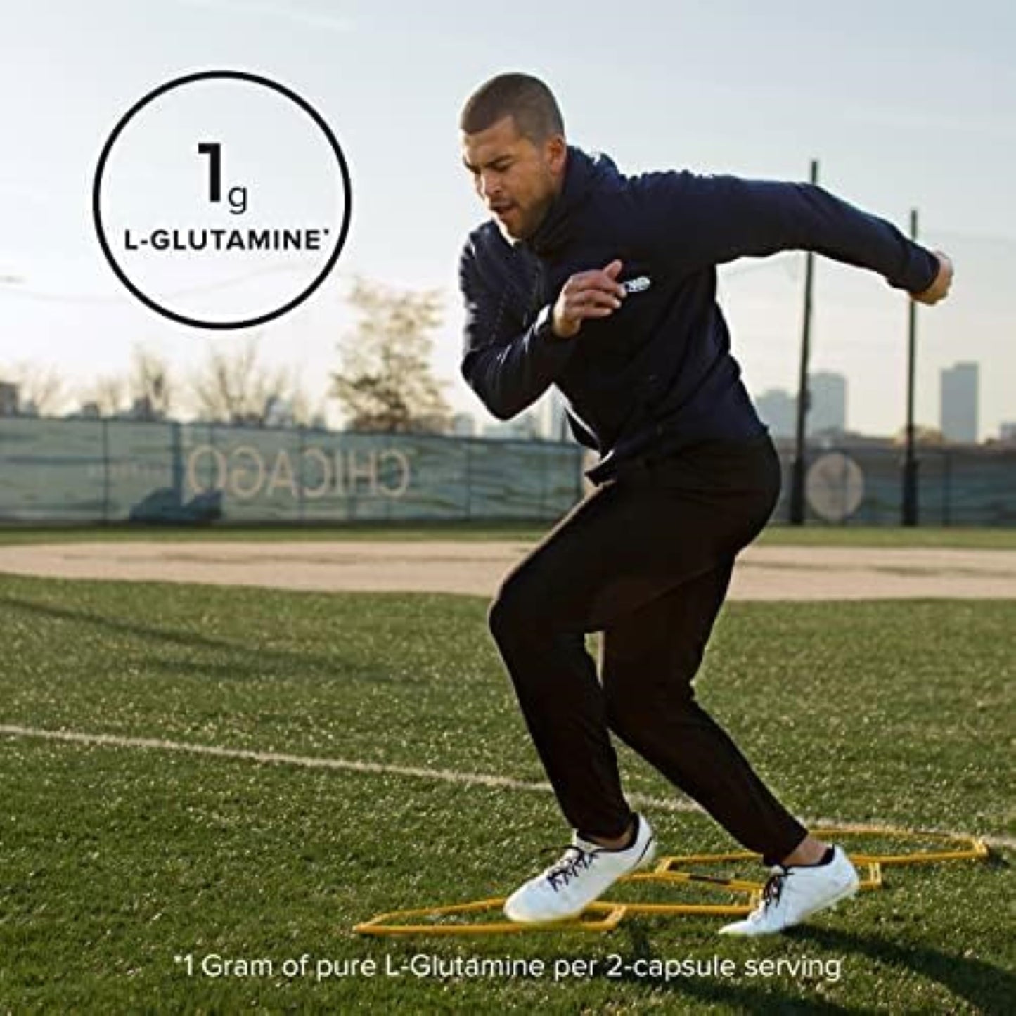 Optimum Nutrition L-Glutamine Muscle Recovery Capsules