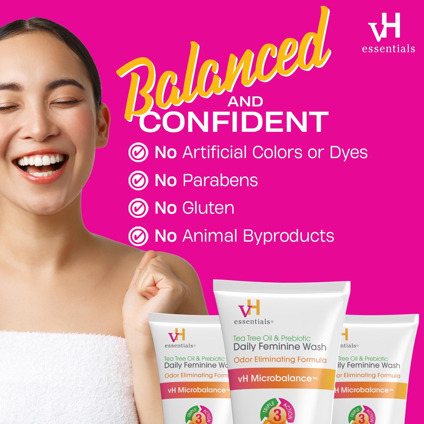 vH essentials, Ph Balanced Daily Feminine Wash