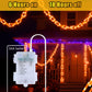 Halloween Battery-Operated Orange LED String Lights