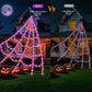 550 LED Halloween Spider Web Lights