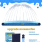 VISTOP Non-Slip Splash Pad for Kids and Dog, Thicken Sprinkler Pool Summer Outdoor Water Toys - Fun Backyard Fountain Play Mat for Baby Girls Boys Children or Pet Dog (67 inch, Blue&Blue)