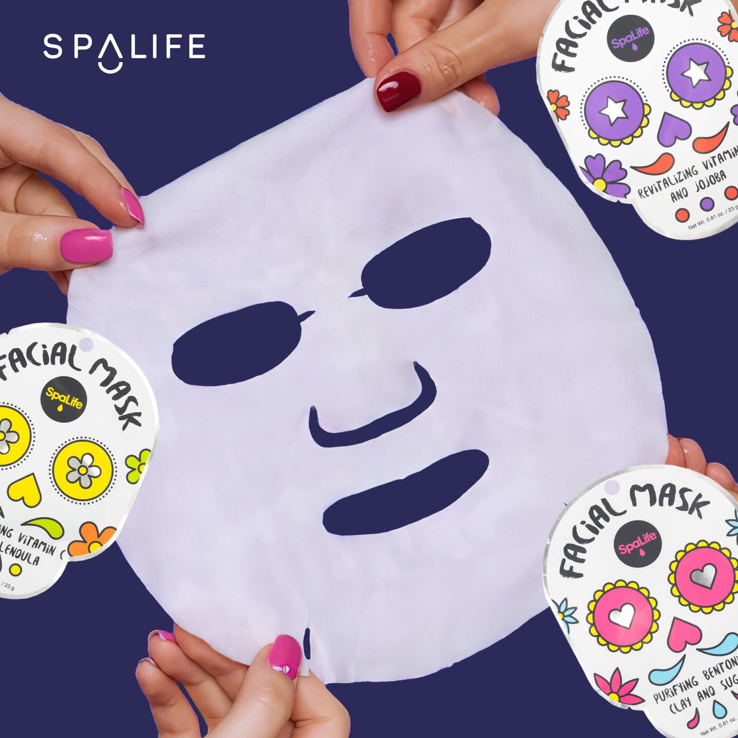 SpaLife Beauty Halloween Face Mask Spooky Glow Bundle | Korean Facial Masks