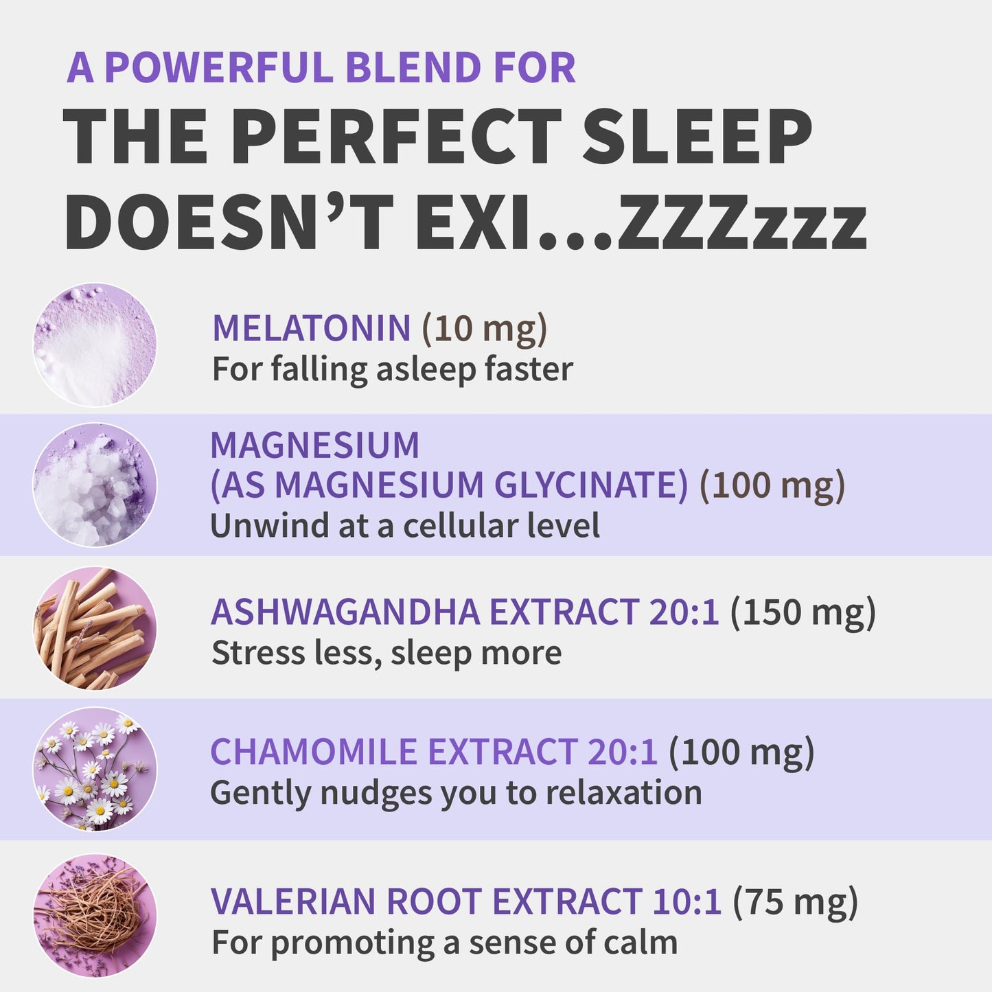 12-in-1 Melatonin Sleep Capsules - Natural Sleep Aids for Adults with Melatonin 5mg
