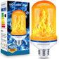 LED Flame Light Bulbs – 2 Pack, 4 Modes, E26 Base