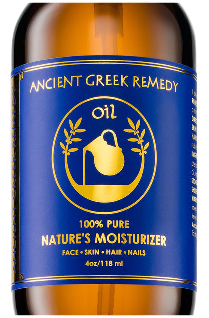 Ancient Greek Remedy After Shower Body Oil Organic Moisturizer for Dry Skin 4oz