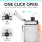 Alwager 32oz Motivational Water Bottles with Time Marker & Fruit Strainer