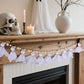 7Ft Halloween Ghost Garland with Wooden Beads