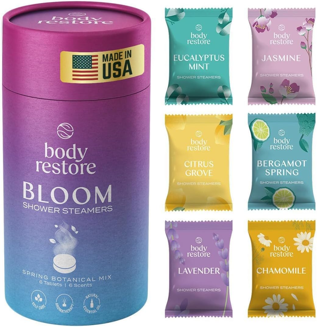 Body Restore Shower Steamers Aromatherapy 6 Pack