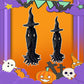 EAZZ Halloween Witch Statue – 20” Tall Resin Figurine with Gothic Details