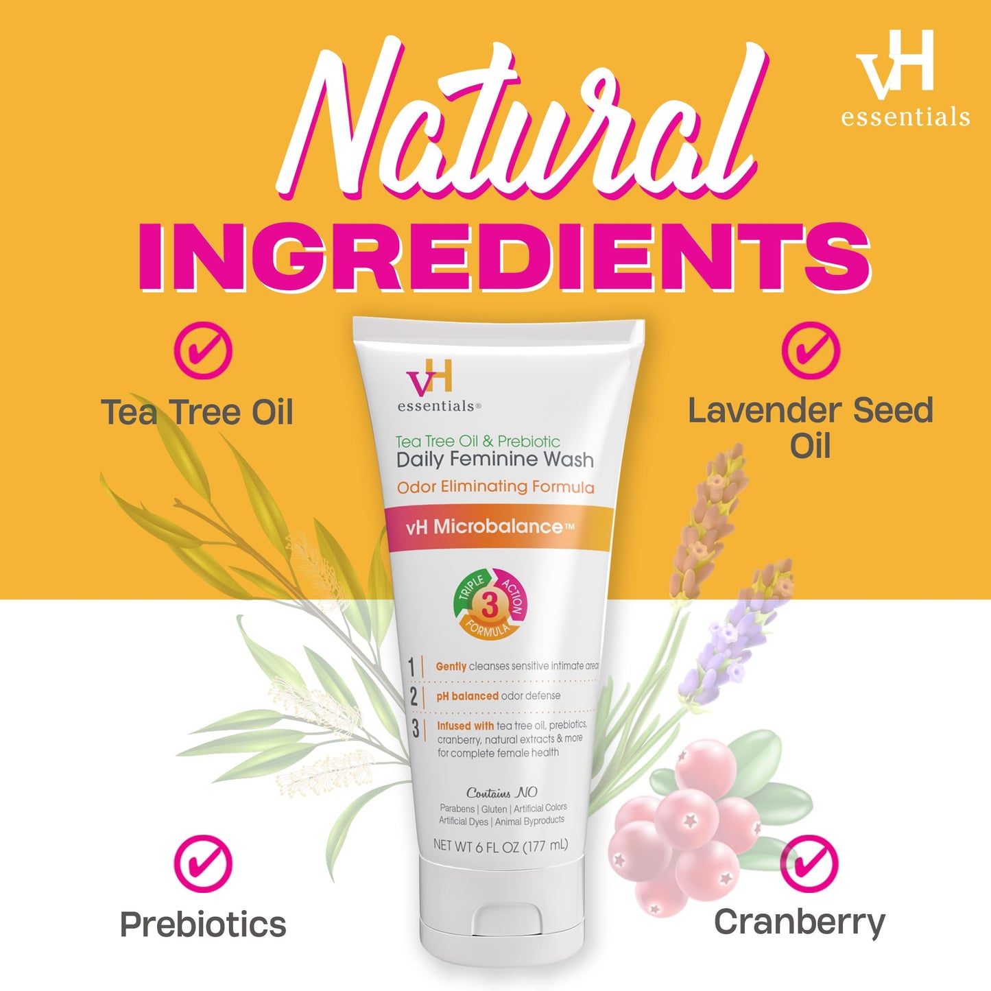 vH essentials, Ph Balanced Daily Feminine Wash